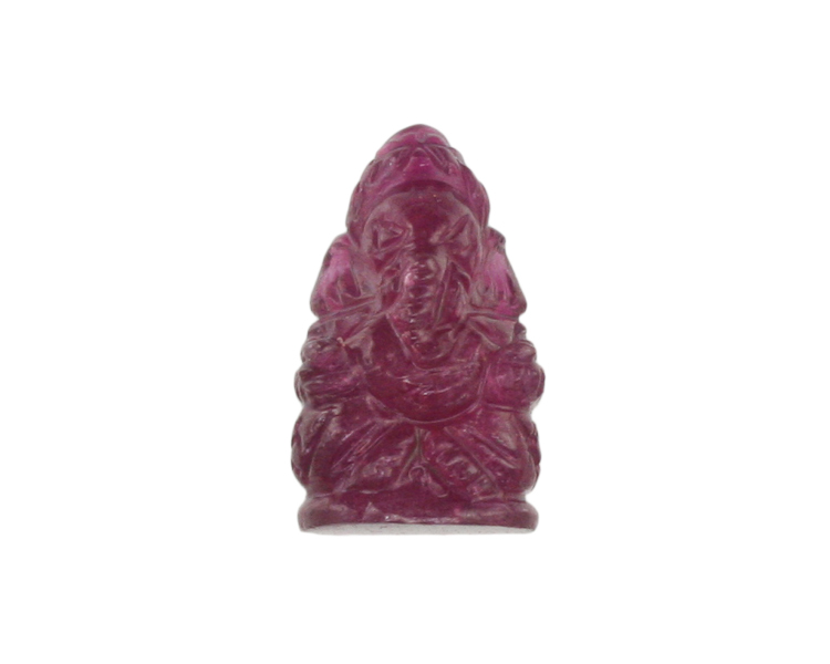 Ruby Ganesha statue - Click Image to Close