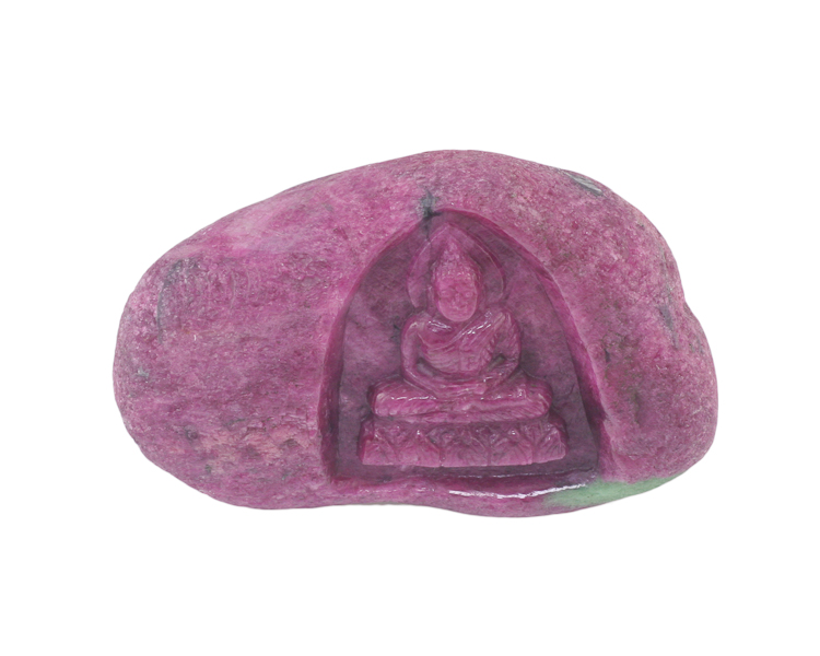 Ruby Buddha in rock - Click Image to Close