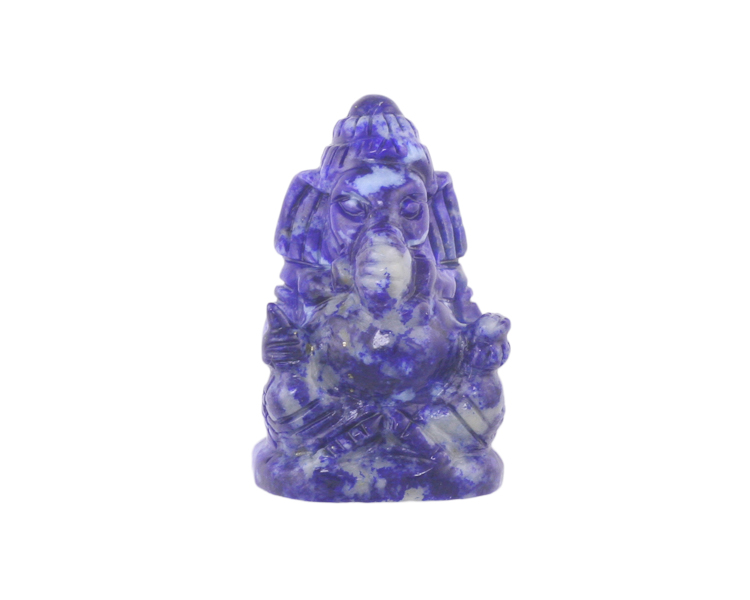 Lapis lazuli Ganesha statue - Click Image to Close