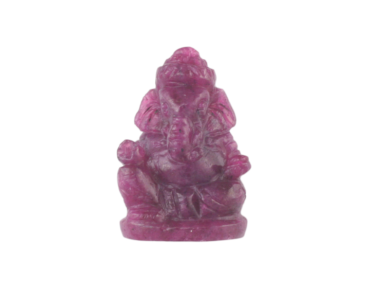 Ruby Ganesha statue - Click Image to Close