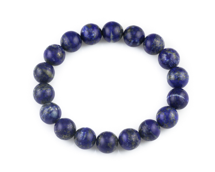 Lapis lazuli bead bracelet - Click Image to Close