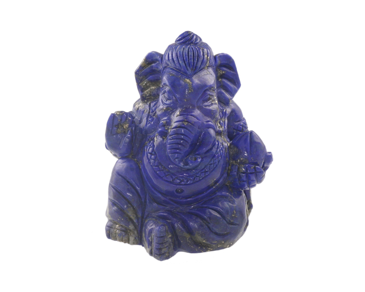 Lapis lazuli Ganesha statue - Click Image to Close