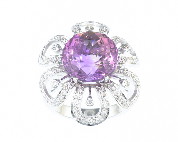 Ametrine and diamond ring - Click Image to Close