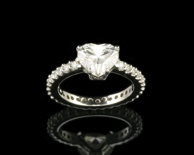 Crystal and diamond ring - Click Image to Close