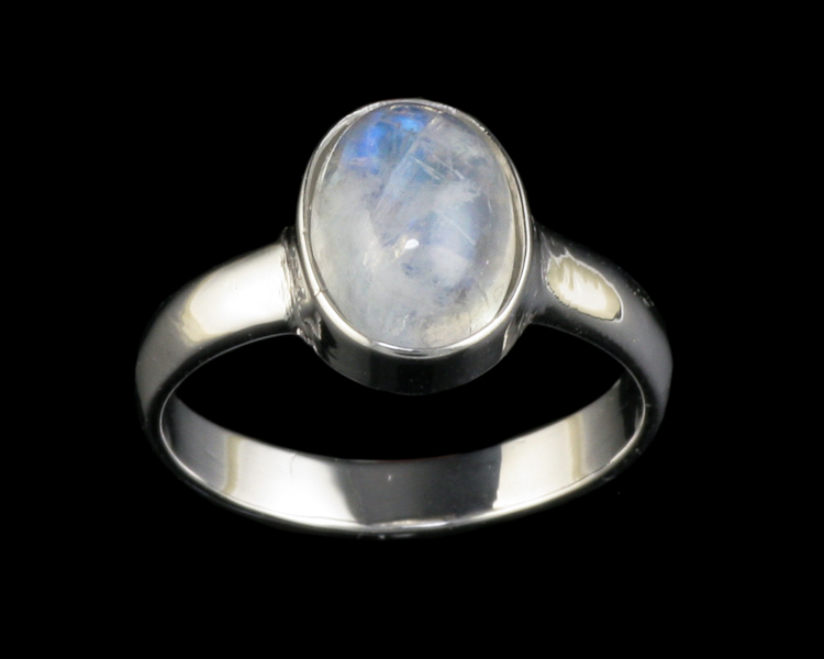 Moon stone ring - Click Image to Close