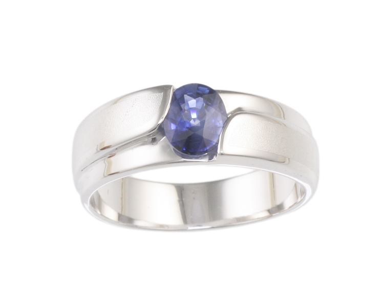 Blue sapphire ring - Click Image to Close