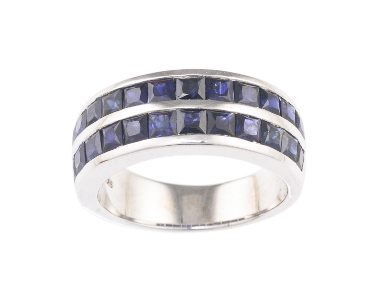 Blue sapphire ring - Click Image to Close