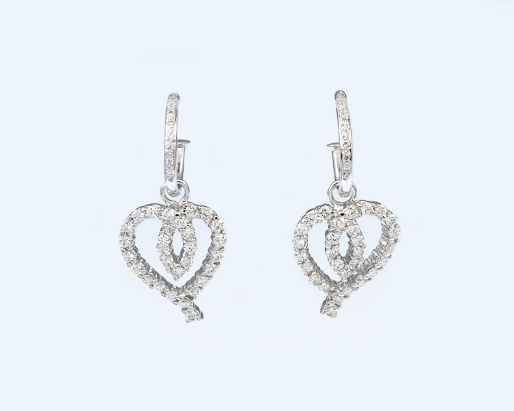 Diamond earrings - Click Image to Close