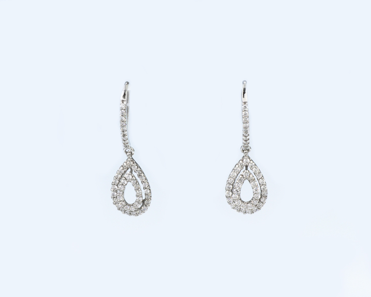 Diamond earrings - Click Image to Close