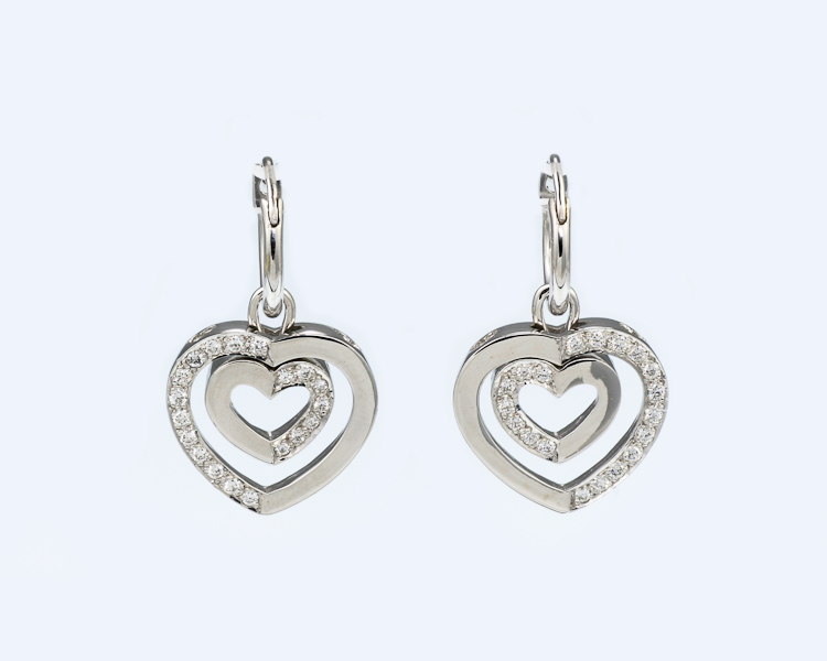 Diamond earrings - Click Image to Close