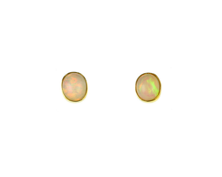 Opal earrings - Click Image to Close