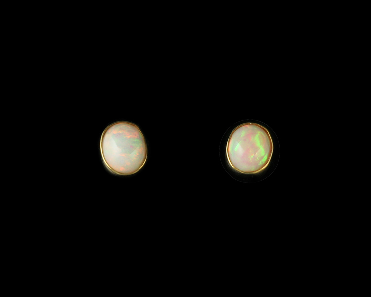 Opal earrings - Click Image to Close