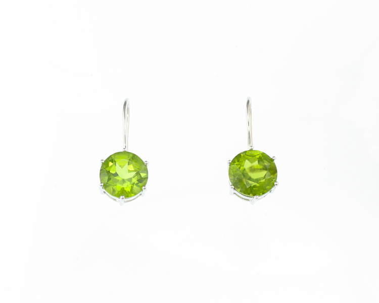 Peridot earrings - Click Image to Close