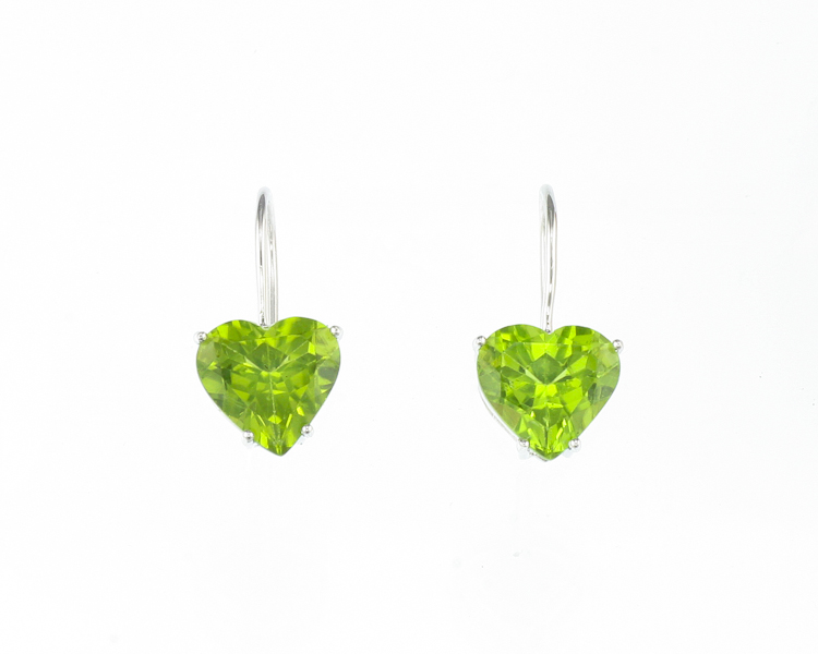 Peridot earrings - Click Image to Close