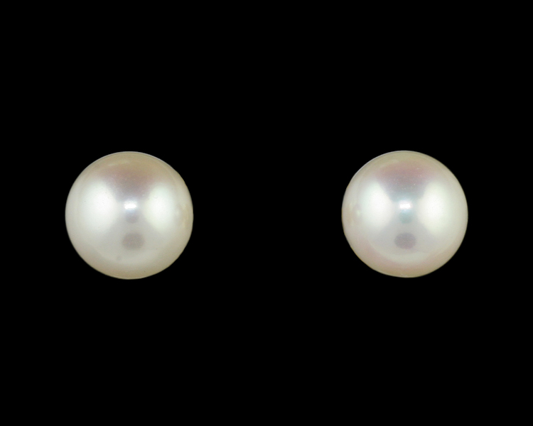 Fresh water pearl earrings - Click Image to Close