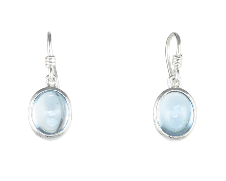 Topaz earrings - Click Image to Close