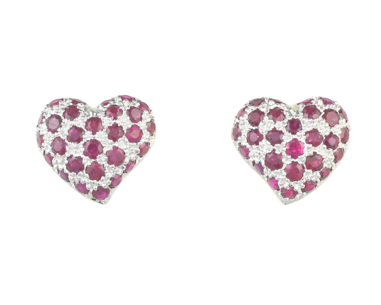Ruby earrings - Click Image to Close