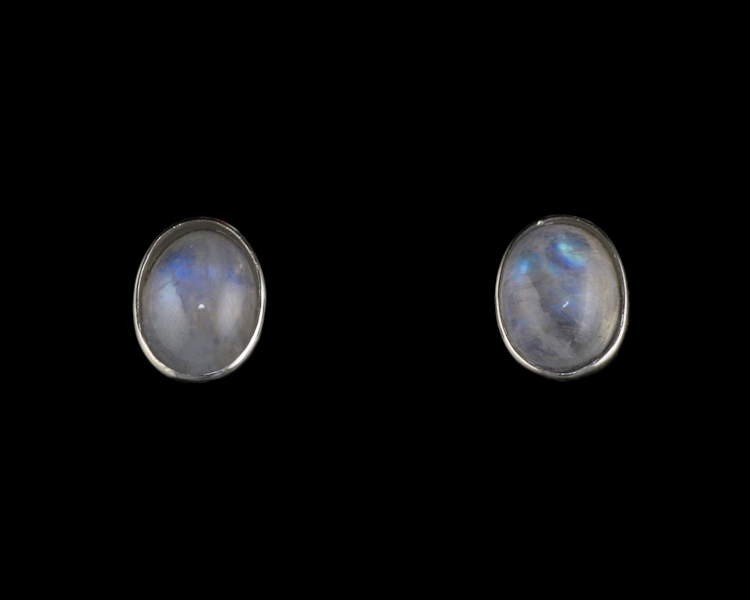 Moon stone earrings - Click Image to Close