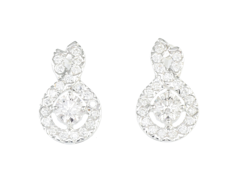 Diamond earrings - Click Image to Close
