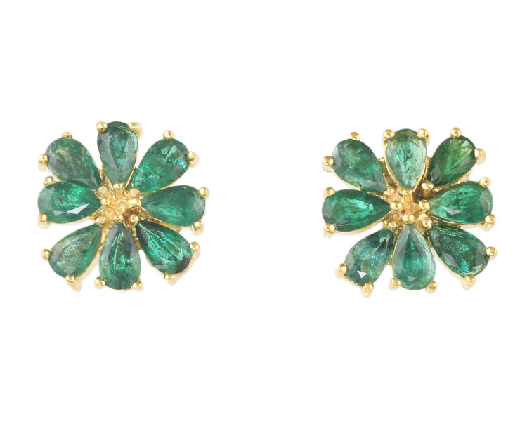 Emerald earrings - Click Image to Close