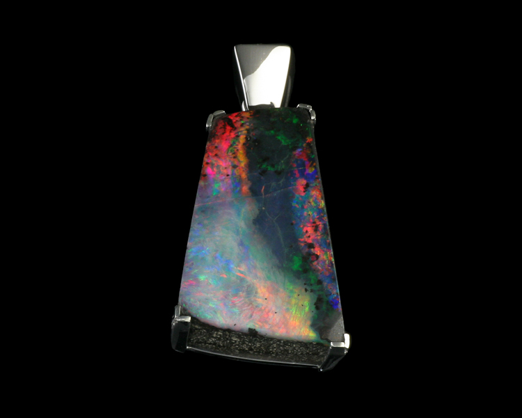Boulder opal pendant - Click Image to Close
