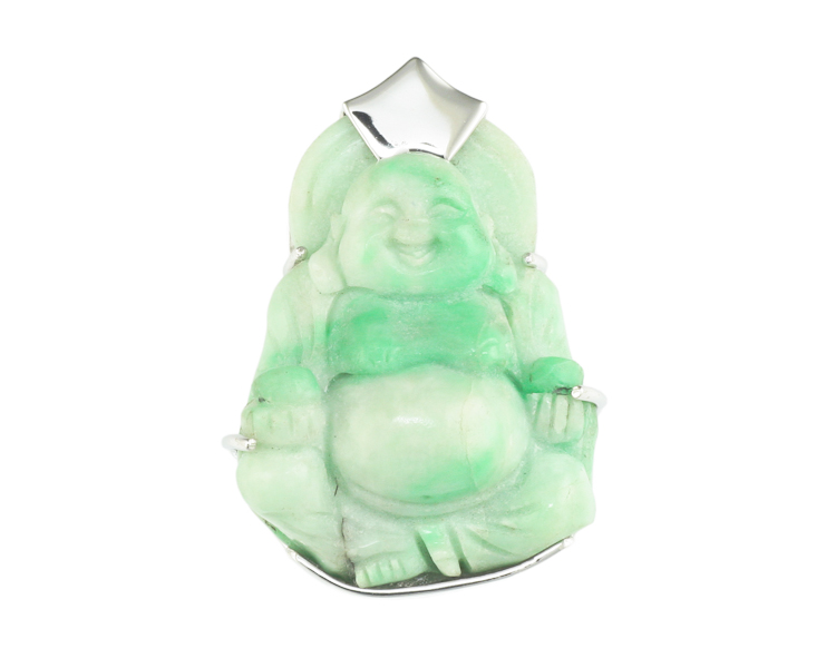 Jadeite (type-A) carving pendant - Click Image to Close