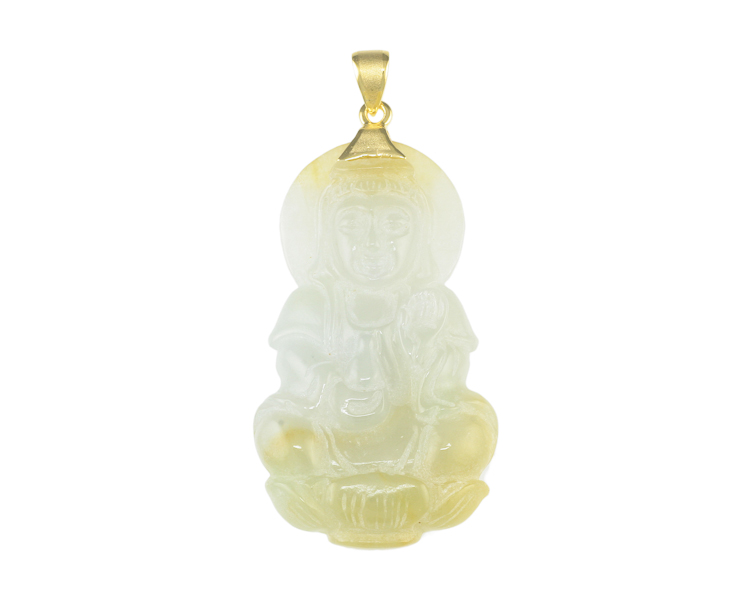 Jadeite (type-A) carving pendant - Click Image to Close