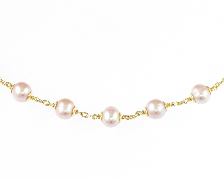 Fresh water pearl necklace - Click Image to Close