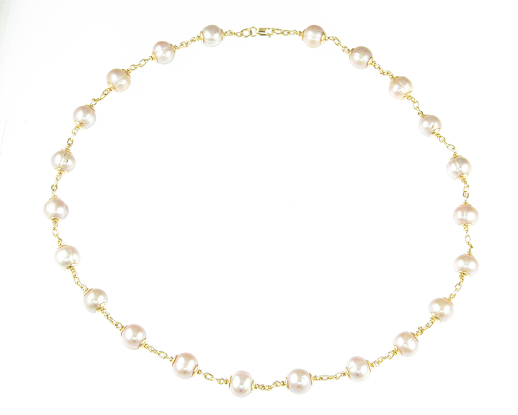 Fresh water pearl necklace - Click Image to Close