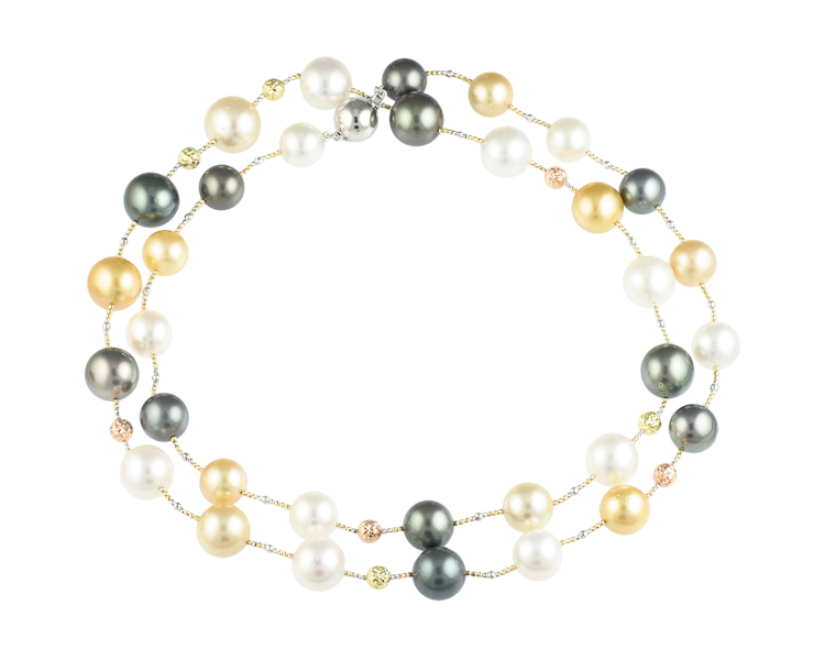 South sea pearl necklace - Click Image to Close