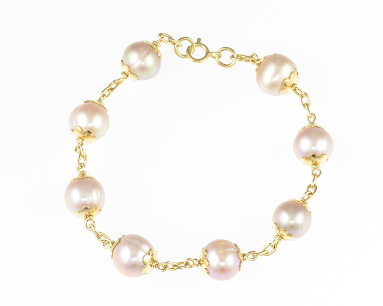Fresh water pearl bracelet - Click Image to Close