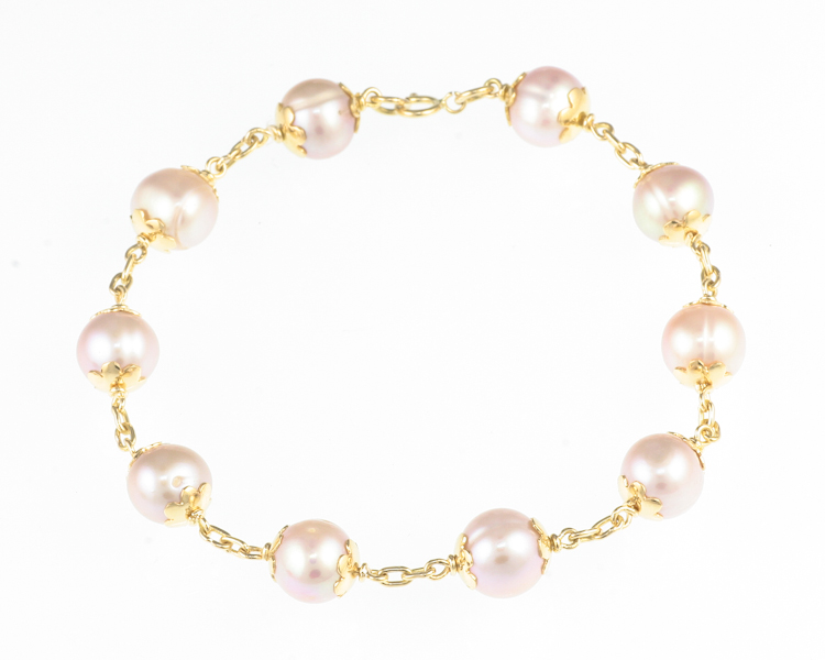 Fresh water pearl bracelet - Click Image to Close