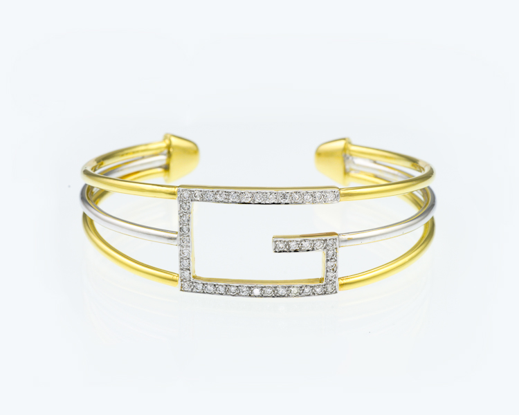 Diamond bangle - Click Image to Close