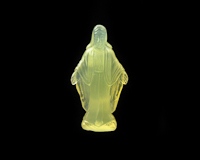 Quartz Mary statue
