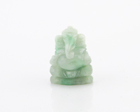 Jadeite (type-A) Ganesha statue