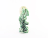 Jadeite (type-A) Guan Yin statue