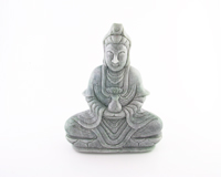 Jadeite (type-A) Guan Yin statue