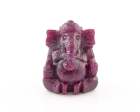 Ruby in soisite Ganesha statue