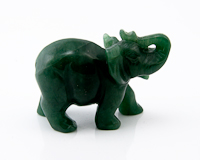 Aventurine elephant