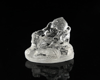 Quartz Ganesha statue