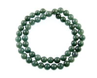 Jadeite (type-A) bead necklace