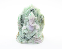 Jadeite (type-A) Ganesha statue