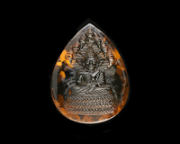 Quartz Gautama Buddha amulet