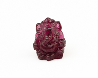 Ruby Ganesha statue