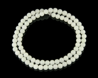 Jadeite (type-A) bead necklace