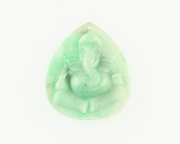 Jadeite (type-A) Ganesha amulet