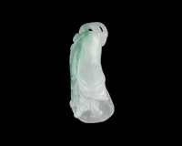 Jadeite (type-A) Chinese cabbage amulet