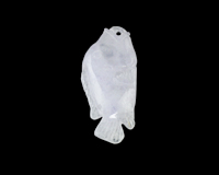 Jadeite (type-A) fish amulet