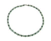 Jadeite (type-A) bead necklace