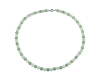 Jadeite (type-A) bead necklace